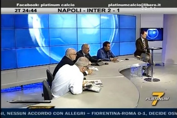napoli inter posticipo Platinum Calcio 5 maggio 2013