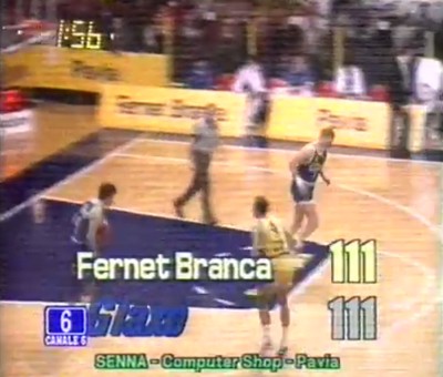 Fernet Branca PV - Glaxo VR basket serie A2 stagione 1990/91 inserito 2011
